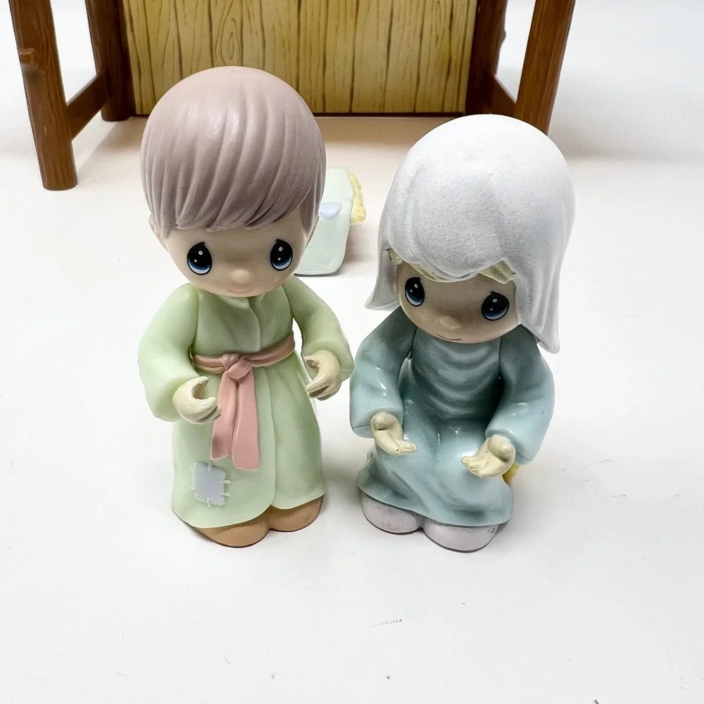 Precious‎ Moments Little Moments Nativity Set 2002 PMI 4 Piece Replacement